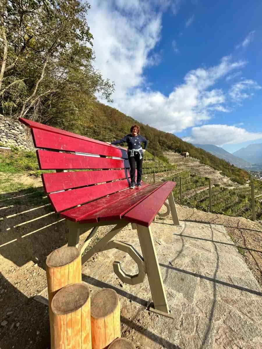 Big Bench a Bianzone in Valtellina