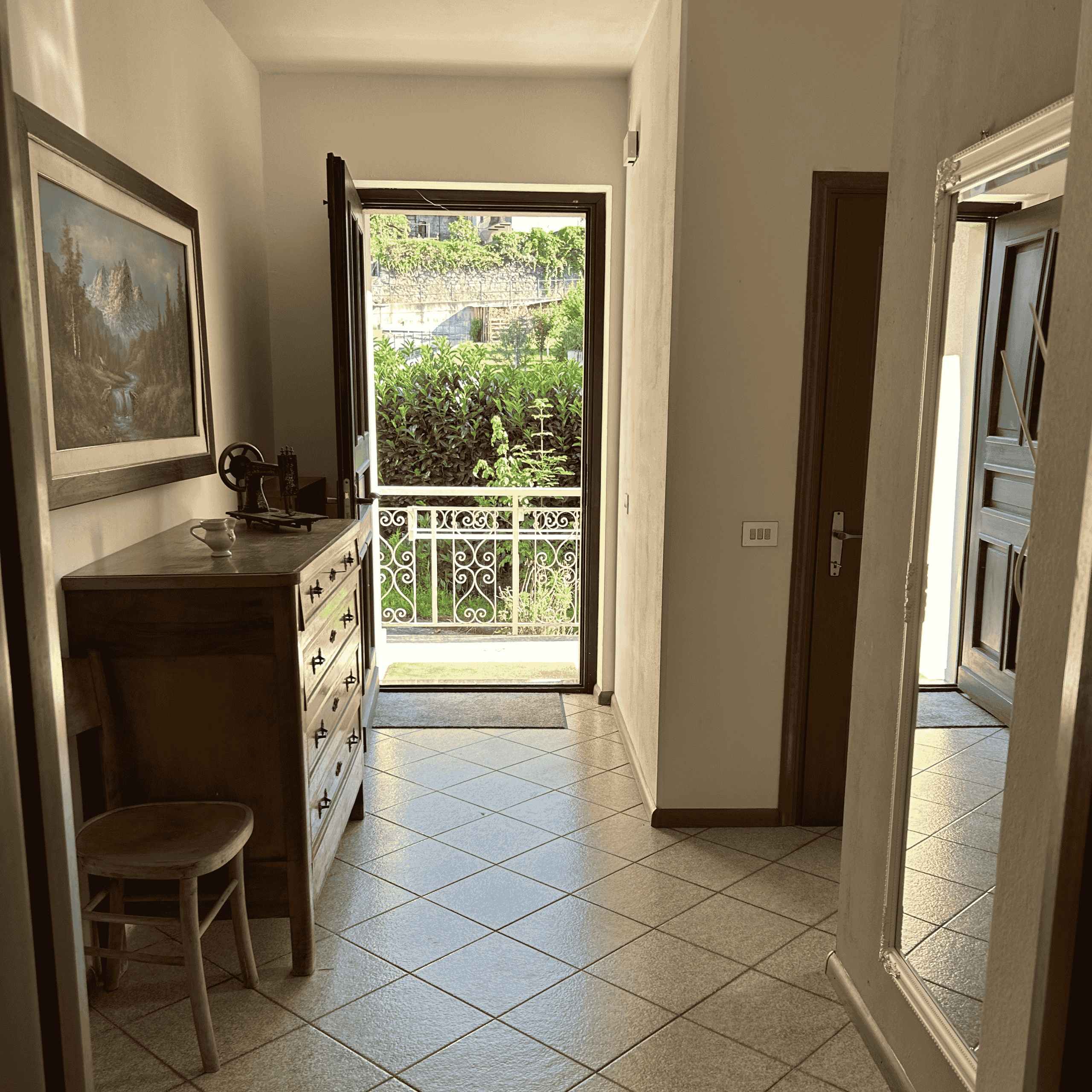 Entrata casa di vacanze Bianzone Valtellina